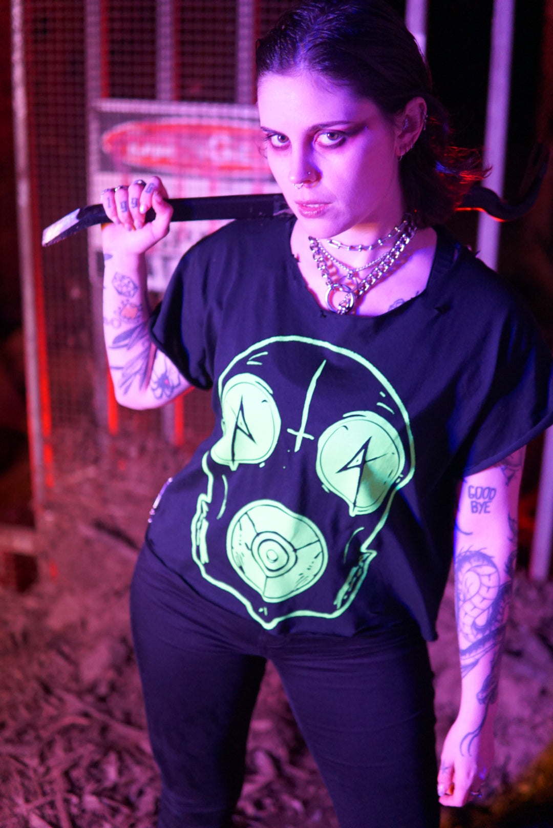 Drone Regular Tee - Toxic Green