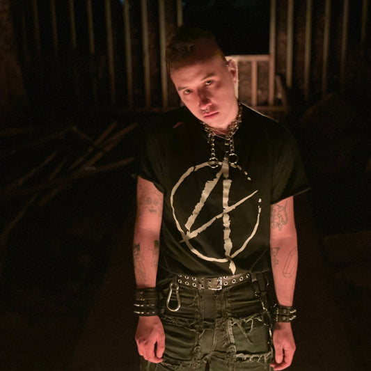 Anarchy Regular Raw Tee - Desolate White