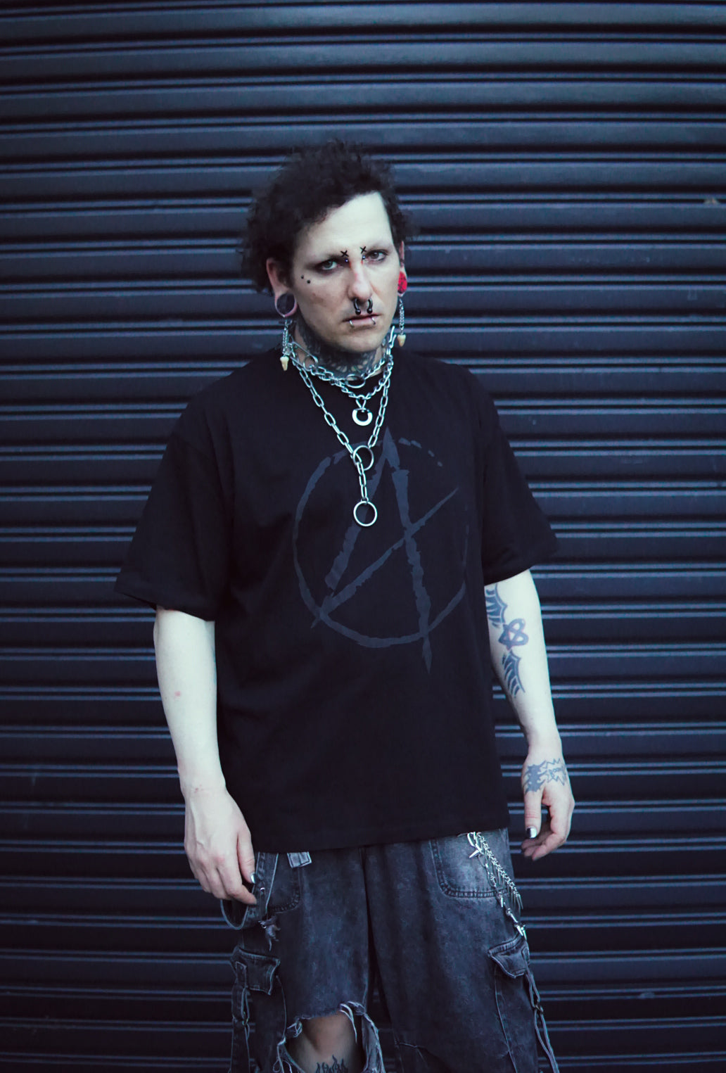 Anarchy Goth Black Tee
