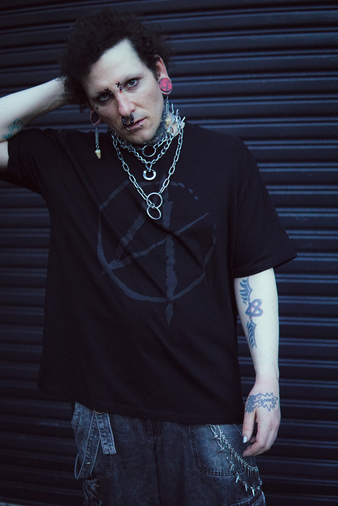 Anarchy Goth Black Tee
